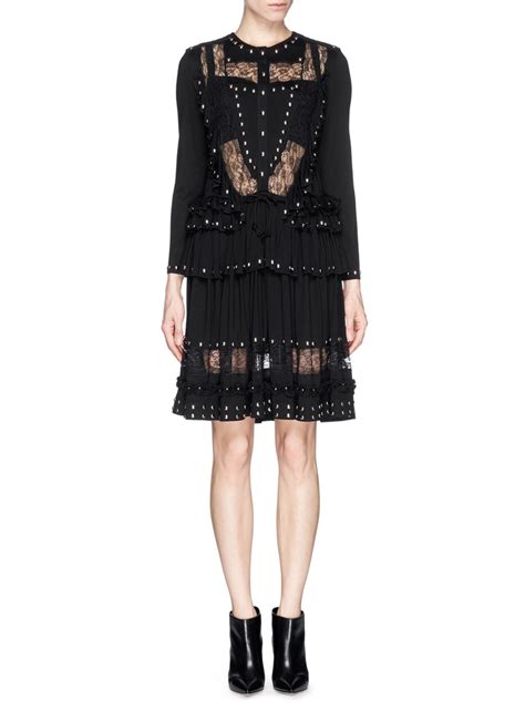 givenchy lace trim dress|givenchy dresses shop online.